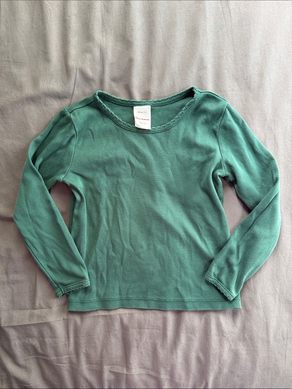 Hanna Andersson Long Sleeve Tee in Teal